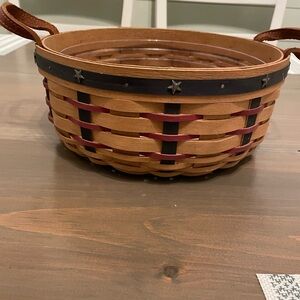 2004 Longaberger Proudly American Large Woven Basket